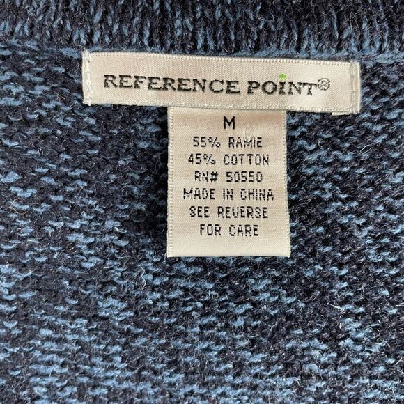 Reference Point Christmas Sleeveless Cardigan Sweater Size M EUC - Picture 10 of 10